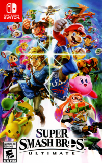 Super Smash Bros. Ultimate Nintendo Switch US box art