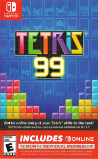 Tetris 99 Nintendo Switch US box art