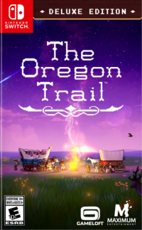 The Oregon Trail Nintendo Switch box art