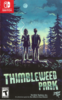 Thimbleweed Park Nintendo Switch  box art