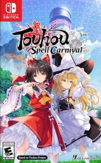 Touhou Spell Carnival JP Nintendo Switch  box art