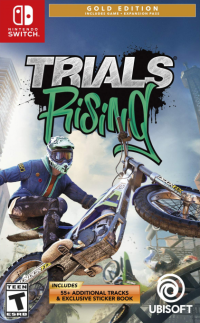 Trials Rising PAL Nintendo Switch PAL box art