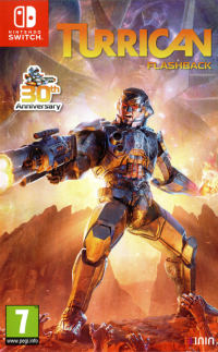 Turrican Flashback PAL Nintendo Switch PAL box art