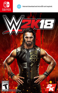 WWE 2K18 Nintendo Switch  box art