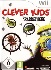 Clever Kids Creepy Crawlies PAL Wii PAL box art