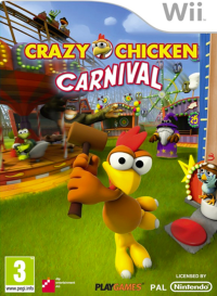 Crazy Chicken Carnival PAL Wii PAL box art