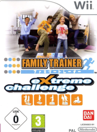Family Trainer: Extreme Challenge PAL Wii  box art