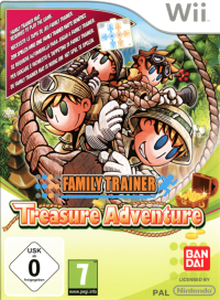 Family Trainer: Treasure Adventure PAL Wii  box art