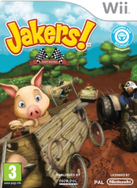 Jakers! Kart Racing PAL Wii PAL box art