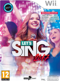 Lets Sing 2017 Wii US box art