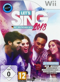 Let's Sing 2018 PAL Wii PAL box art