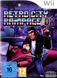 Retro City Rampage DX PAL Wii PAL box art