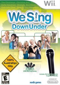 We Sing Down Under PAL Wii  box art