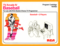 Baseball RCA Studio II US box art