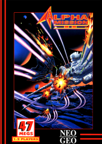 Alpha Mission II Neo Geo US box art