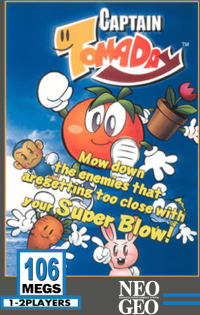 Captain Tomaday Neo Geo US box art