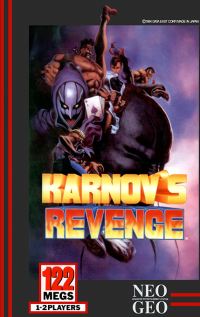 Karnov's Revenge Neo Geo AES US box art