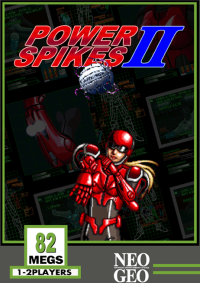 Power Spikes II Neo Geo  box art