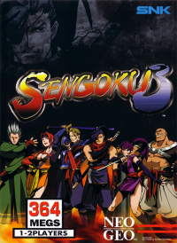 Sengoku 3 Neo Geo AES US box art
