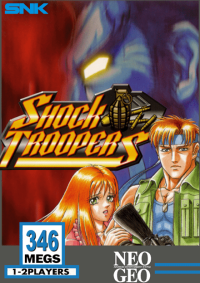 Shock Troopers Neo Geo US box art