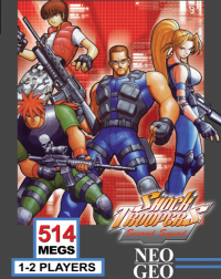 Shock Troopers: 2nd Squad Neo Geo AES US box art