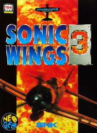Sonic Wings 3 JP Neo Geo AES JP box art