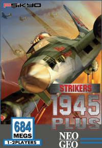 Strikers 1945 Plus Neo Geo US box art