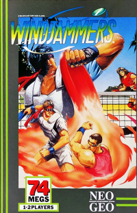Windjammers Neo Geo AES US box art