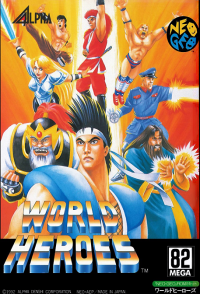 World Heroes Neo Geo US box art