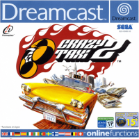 Crazy Taxi 2 PAL Sega Dreamcast PAL box art