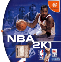 NBA 2K1 JP Sega Dreamcast box art