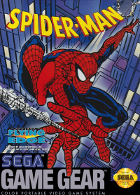 Spiderman Sega Game Gear  box art