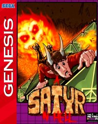 A Satyr In Hell PAL Sega Mega Drive PAL box art