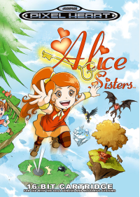 Alice Sisters PAL Sega Mega Drive PAL box art