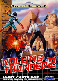 Rolling Thunder 2 PAL Sega Mega Drive PAL box art