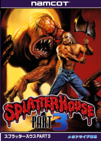 Splatterhouse 3 JP Sega Mega Drive JP box art