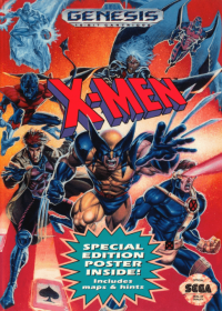 X-Men Sega Genesis US box art