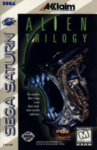 Alien Trilogy Sega Saturn US box art