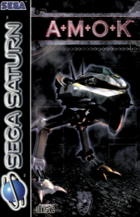 Amok PAL Sega Saturn PAL box art