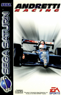 Andretti Racing PAL Sega Saturn PAL box art