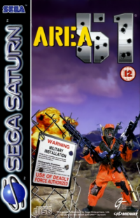 Area 51 PAL Sega Saturn PAL box art