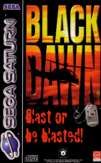 Black Dawn PAL Sega Saturn PAL box art