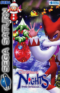Christmas Nights into Dreams PAL Sega Saturn PAL box art