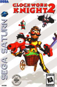 Clockwork Knight 2 Sega Saturn US box art