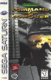 Command and Conquer Sega Saturn US box art