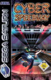 Cyber Speedway PAL Sega Saturn PAL box art