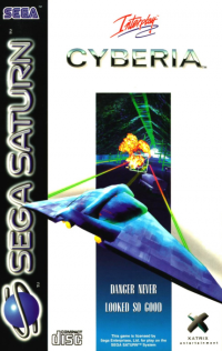 Cyberia PAL Sega Saturn  box art