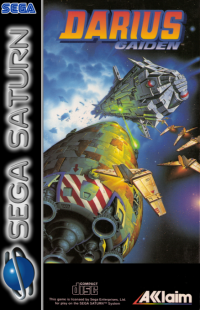 Darius Gaiden PAL Sega Saturn PAL box art