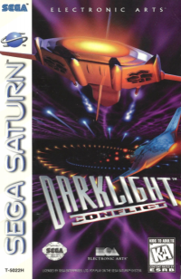 Darklight Conflict Sega Saturn US box art