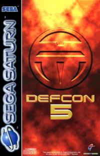 Defcon 5 PAL Sega Saturn PAL box art